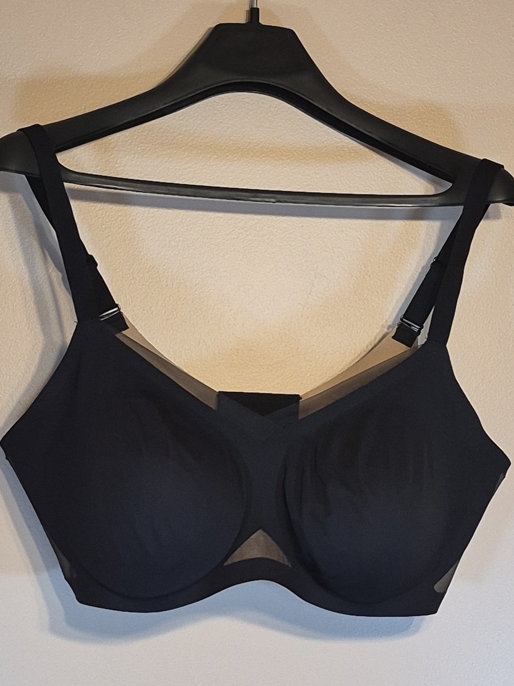 Honeylove Black Seamless Tshirt Bra 42C/D